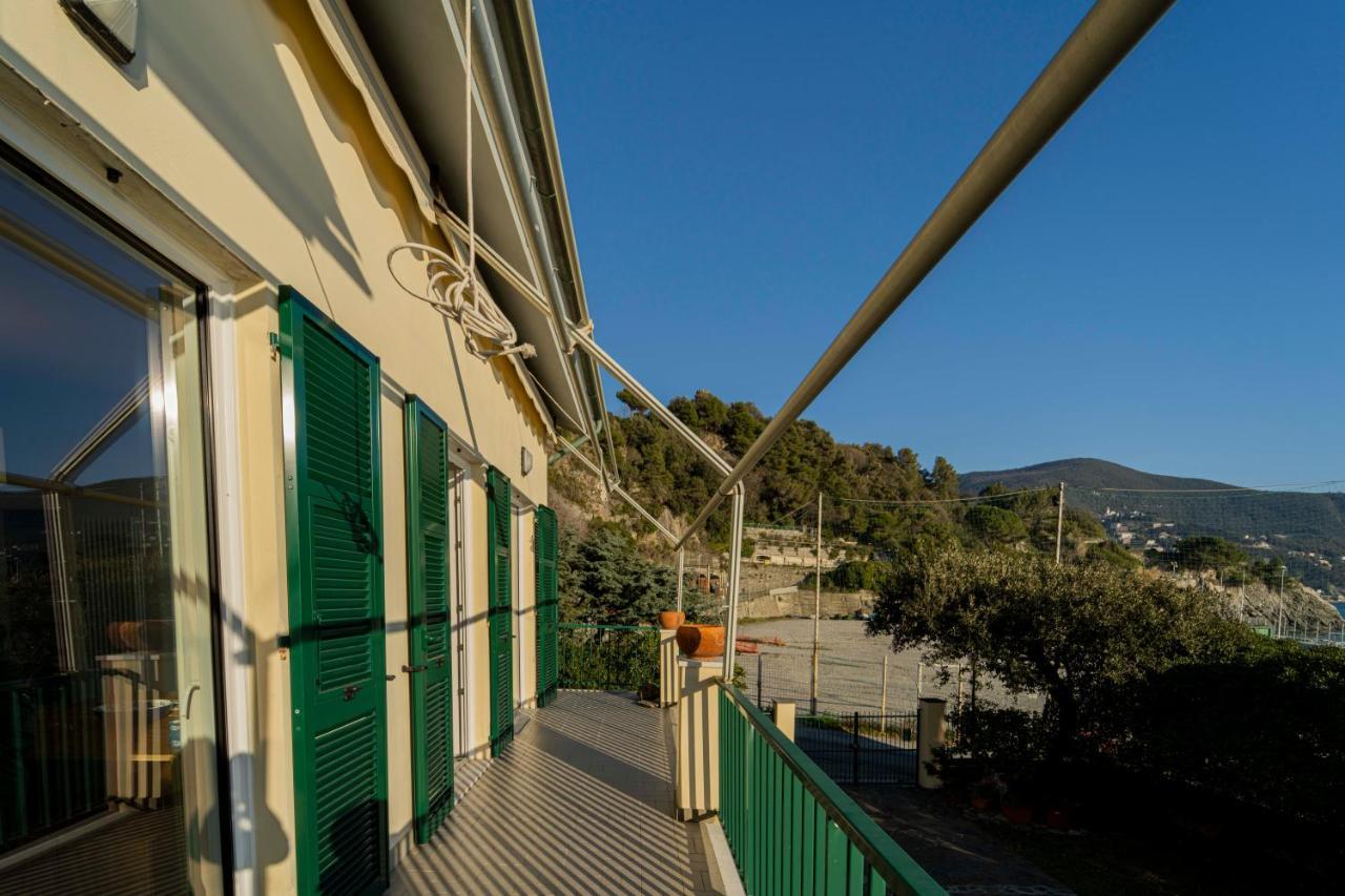 111 - Casa La Secca Vista Mare, 100Metri Dalla Spiaggia E Mare Moneglia Eksteriør billede